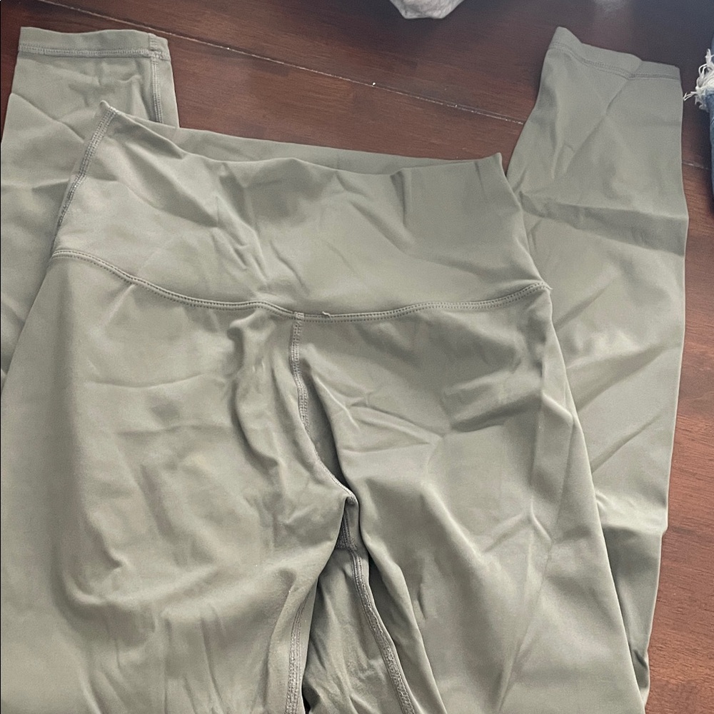 Grey High-Waisted Leggings